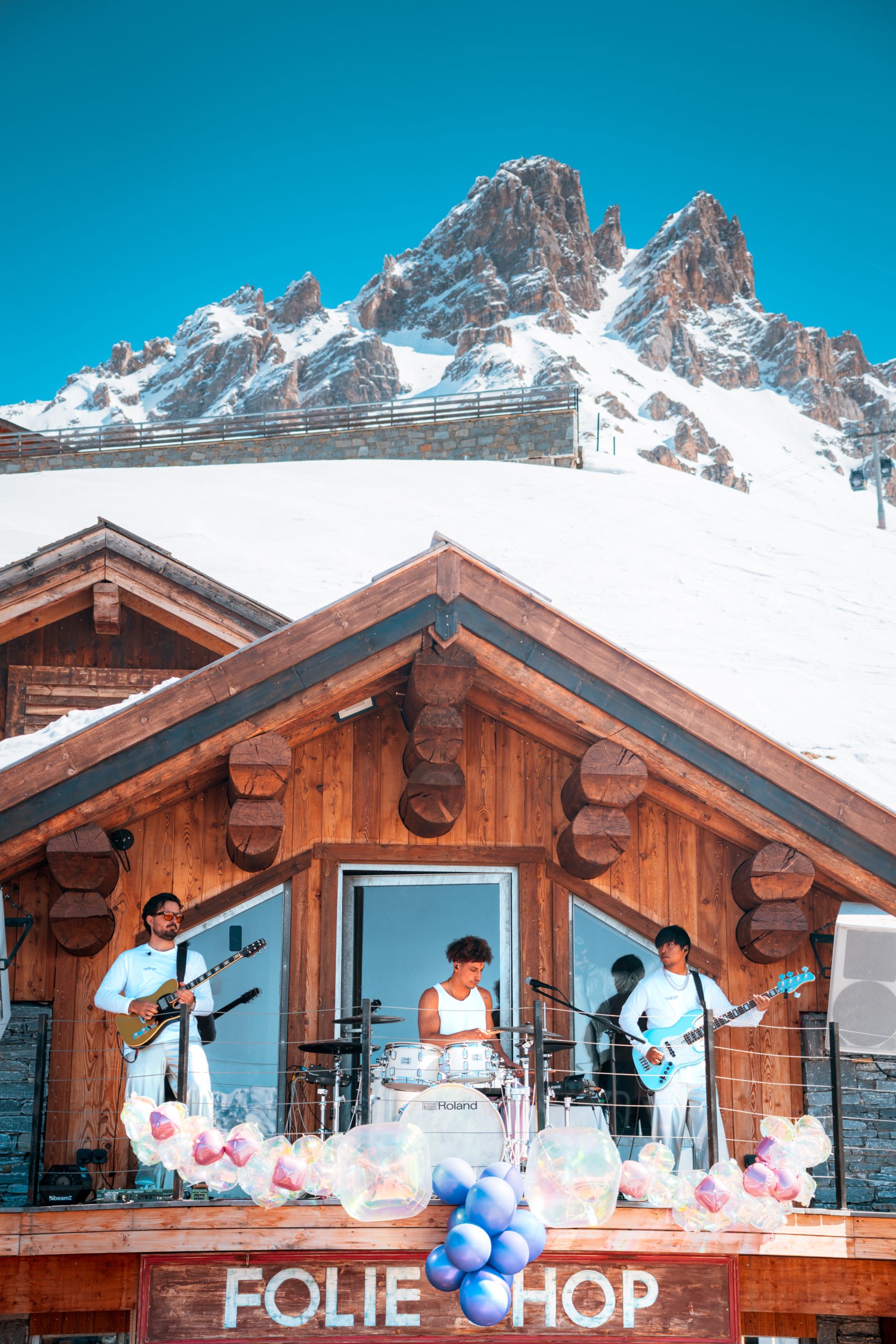 Ambiance closing La Folie Douce Courchevel